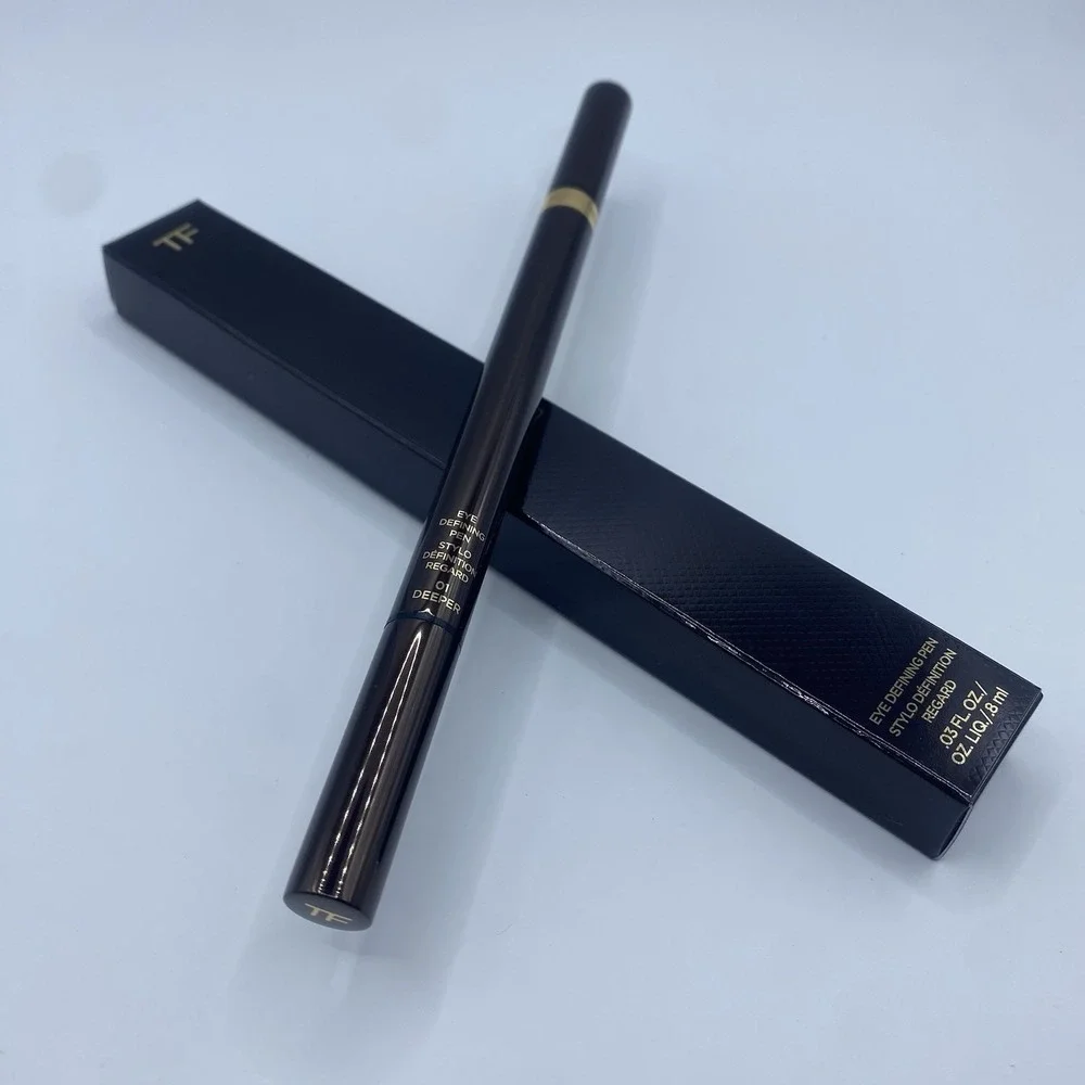 Tom Ford Eye Defining Dual Tip Eye Liner 01 DEEPER Black NEW